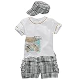 YING LAN Baby Boys' Hats T-shirts Shorts Outfits Cotton