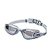 ROTERDON Swimming Goggles Adults, Swim Goggles Adult Anti Fog Water Proof Kids Eyes UV Protection Mirrored Racing Water Goggle for Men Women Children Youth Junior from Swim On Line Store(Grey 300)