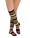 Womens Stripe Knee Socks Cashmere Blend 7 Color Options