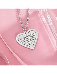 Haoflower - Collar con colgante en forma de corazón con texto en inglés "You are Braver Than You Believe"