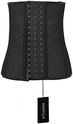 IMAYLLA Waist Trainer Corset For Women Breathable Waist Trainer Corset For Weight Loss Waist Cincher Elastic Waist Trimmer Belt Waist Shaper