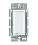 GE Z-Wave Wireless Smart Lighting Control Smart Switch, On/Off, In-Wall, Includes White & Light Almond Paddles, Works with Amazon Alexa, 12722