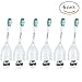 Genkent Replacement Toothbrush Heads Compatible With Philips Sonicare e Series Essence Xtreme Elite Advance cleancare (6-Pack)