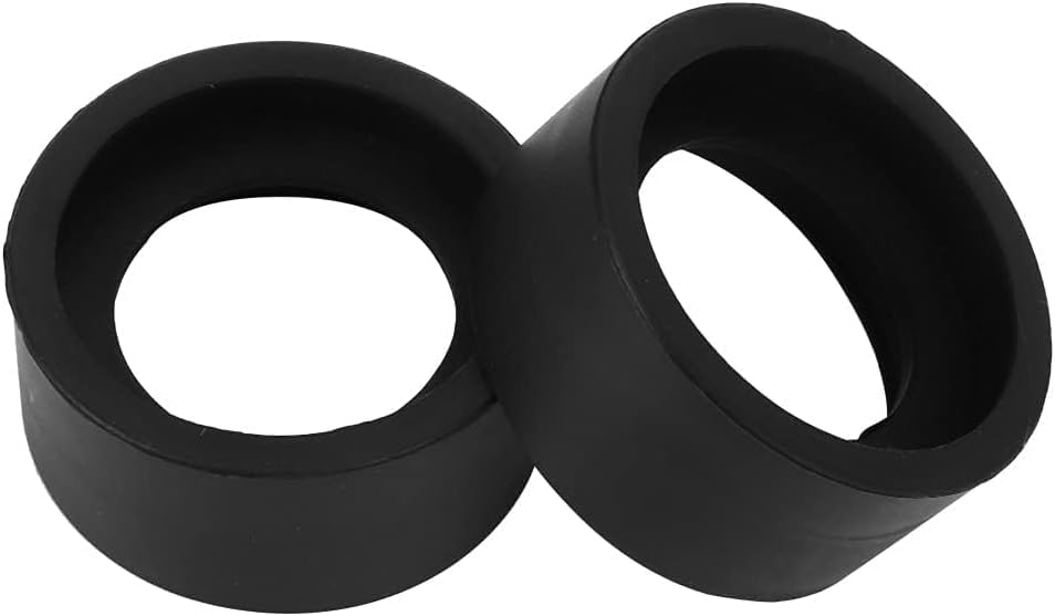 Kuuleyn Soft Rubber Eyepiece Cover, Binocular Eye Cups Replacement, 2Pcs 36mm Diameter Rubber Eyepiece Cover Accessory Guards for Stereo Microscope(Flat Angle)