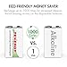 Tenergy Centura 9V NIMH Rechargeable Batteries, 200mAh Low Self-Discharge Square Battery for Smoke Alarm/Detector, 2 Pack