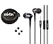 Headphone/earphone, Wietus 3.5mm Stereo In-ear Noise-isolating Headphones with Mic+ Portable Mini Round Hard Storage Case Bag,Round cable, Compatible for iPhones, iPods and iPads, Android Devices, mp3 players, CD players and more