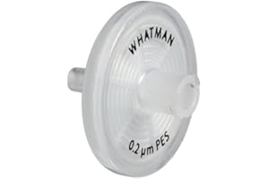 Whatman 6780-2504 Polyethersulfone Puradisc 25 Syringe Filter, 100mL/m Maximum Volume, 0.45 Micron (Pack of 50)
