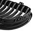 uxcell Matte Black Front Kidney Grill Grille for 09-11 BMW E90 E91 LCI 325i 335i 4Door