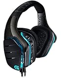 Logitech G633 Artemis Spectrum Pro Gaming Headset (7.1-Surround-Sound, 3,5-mm-Audioausgang, geeignet f&uuml;r PC, Xbox One und PS4) Schwarz/Blau