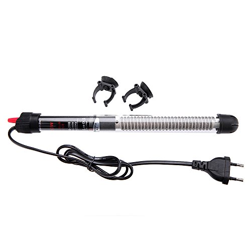Submersible Aquarium Heater with Visible Temperature Setting Heaters for Aquarium Fish Tanks Auto built-in Thermostat with Suction Cup Heating Rod (Black A) - Thumbnail 2