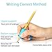 training grips for pencil, Firesara Original Pencil Training Gripper Monkey Design Posture Correction for Kids Preschoolers Children Adults Special Needs Handwriting Aid for Lefties or Righties (3PCS)