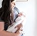 Cotton Organics Muslin Swaddle Blanket, Extra Soft and Hypoallergenic Organic Cotton, Gift Box (Natural White)