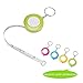 Hula Hoop 2lb, Weighted Exercise Hula Hoop for Adults Kids, Adjustable 8 Detachable Sections Weight Loss Fitness Hula Hoop for Exercise Workout Dancing Soft Ruler (Green)