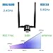 Wireless USB WiFi Adapter, Techkey 1000Mbps Dual Band 2.4GHz/300Mbps 5GHz/867Mbps High Gain Dual 5dBi Antennas Network WiFi USB 3.0 for Desktop Laptop with Windows 10/8/7/XP