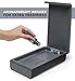 Portable UV Cell Phone Sanitizer with USB Charger – Multi-Use UV Light Disinfection for Smartphone iPhone 6 6s 7s Plus Toothbrush Watches Jewelry – Aromatherapy Hub UV Sterilizer Cleaner Case (Black)