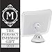3X Magnifying Shower Mirror for Fogless Shaving with Suction Cup, Shatterproof Surface and 360° Swivel, 6.3