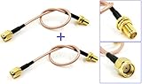 GP Electric Pack of 2 RF RG316 RP-SMA Male to