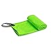 4Monster Microfiber Towel, Travel Towel, Camping Towel, Fast Drying, Soft Light Weight, Suitable for Gym, Beach, Swimming, Backpacking and More (Green, Medium (24 x 48 inches))