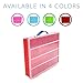 Life Made Better My Egg Crate Storage Organizer By Compatible with the Hatchimals and Hatchimal Colleggtibles brands - Durable Carrying Case For Mini Eggs, Easter Eggs & Speckled Eggs – Red