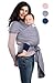 BABYWAYBE Wrap Sling Carrier for Infants and Newborn - Perfect Shower Gift - Breathable Soft Stretchy Carrier - Safe and Easy to Use - 4-in-1: Soft Carrier, Baby Sling, Postpartum Belt, Nursing Cover