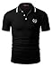 Doublju Men Trendy Short Sleeve Polo Shirts Collection