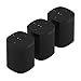 Three Room Set with all-new Sonos One – Smart Speaker with Alexa voice control built-In. Compact size with incredible sound for any room. (Black)thumb 1