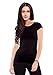 Women's Solid Athletic Fit Short Sleeve Cotton Crew Neck T-Shirt