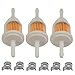 Butom (Pack of 3 Fuel Filter for Kohler 25 050 22-S John Deere AM116304 GY20709 Exmark 109585 Bobcat 38666 Universal 120436 Gravely 21541500 Toro 98021 primary