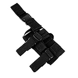 Shootmy Tactical Right Leg Holster with Magazine Pouch, Black