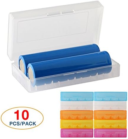 BENGIX Battery Storage Case Householder Battery Organizer Multi-color (18650 Battery Mini Size (10pcs))