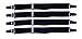 Rugged Gentlemen Durable Men's Shirt Stays Adjustable Elastic with Non-Slip Locking Clamps + 2 Collar Stays (Straight)