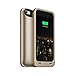 Mophie Juice Pack Plus - Protective Mobile Battery Pack Case for iPhone 6/6s - Gold (Renewed)