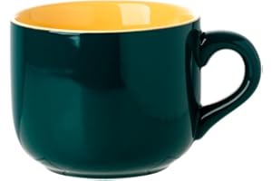 Large Capacity Ceramic Coffee Mug, 22 oz/650 ml Breakfast Mug and Soup Bowl with Handle Extra Large Cappuccino, Tea, Latte or