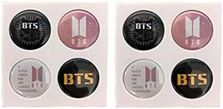 Bangtan Boys BTS Magnets (4P+4P) Fun School Supplies - Whiteboard Office or Fridge - Funny Magnet Gift Set for classroom or Locker Kpop RM, Jin, Suga, J-Hope, Jimin, V and Jungkook For ARMY in USA