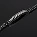 Oinsi Merry Christmas Gift -Stainless Steel Cremation Bracelet Ashes Holder Keepsake Jewelry with Gift Box (Black)
