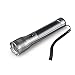 ECEEN® Solar Powered Flashlight, Aluminum Alloy Handheld Flashlight Rechargeable LED Torchlight with USB Charge Cable for Camping, Hiking, Climbing, Outdoor Sports, Vehicle, Auto Emergency Kit