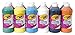 Crayola Artista II Washable Liquid Tempera Paint, Set of 12, 16oz , Assorted Colors (54-8216) primary