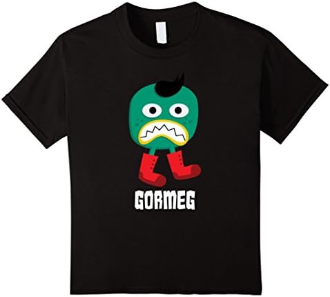 unisex-child GORMEG - Scary Boot Stomp Snot Ball Funny Monster Co T Shirt 6 Black