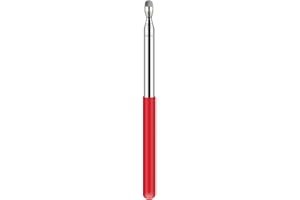 Telescoping Poiner Stick for Classroom Teacher Kids Reading, Dumero Retractable Stylus Pointer for Touchscreens, Extendable Presentation Pointers, Classroom Must Have Supplies Essentials, Red