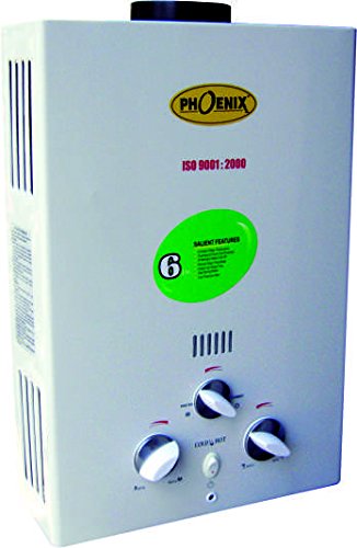 buy phoenix gold gas geyser 6ltr per minute online at low prices in india amazon in phoenix gold gas geyser 6ltr per minute