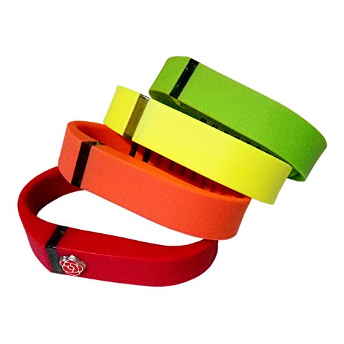 Dunfire 2016 Fashion Replacement Wristbands/Bands with FREE Clasps for Fitbit Flex Bracelet Activity Plus Sleep Tracker - Small