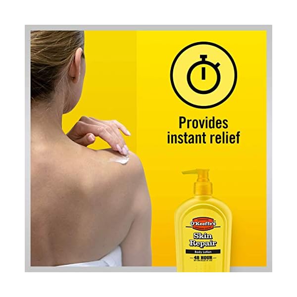 OKeeffes-Skin-Repair-Pump O'Keeffe's Skin Relief & Repair Pump, 325ml – Body Lotion for Extremely Dry, Itchy Skin | Unscented, Non-Greasy…