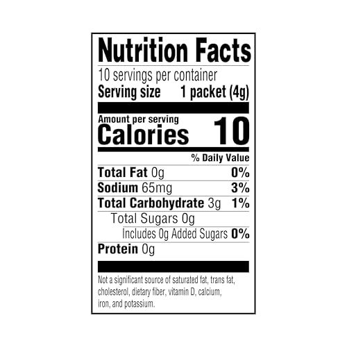 AMAZON GROCERY, LEMONADE DRINK MIX, 10 PACKETS, 1.4 OZ