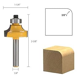 1/4-Inch Shank Roundover Edging Router Bit