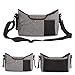 Universal Stroller Organizer, Baby Stroller Organizer Bag with Deep Cup Holders and Padded Shoulder Strap, Lightweight