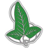 Lord of the Rings Leaf of Lorien Vynil Car Sticker Decal - Select Size