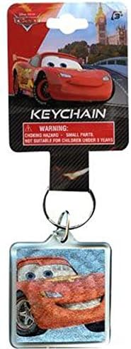 Disney Cars Lucite Foil Keychain (Lighting Mcqueen)