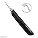 DERMATOOL Blackhead Remover Tweezer Acne Pimple Popper Comedone Extractor Premium Skin Care Dermatologist Esthetician Acne Treatment, Face,Nose,Skin,Pimple Extractor, Blemish,Whitehead with Case