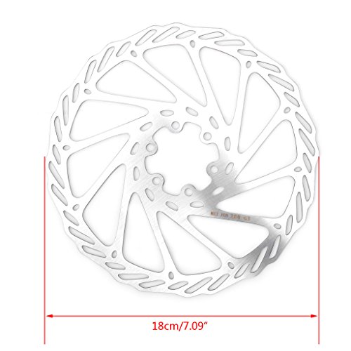 Aixia 180mm Stainless Steel MTB Bike Disc Brake Rotor Mountain Road Bike Bicycle Parts