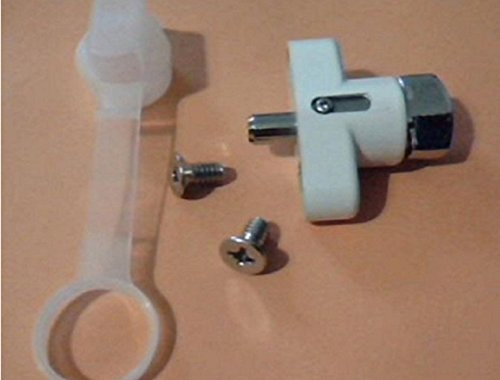 USA Premium Store HV Thumb Turn Lock Kit, Push Pin, Hurricane Shutter Hardware Part, White